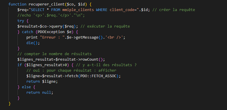 code recherche sae 203