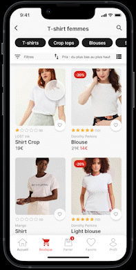 prototype d'application figma